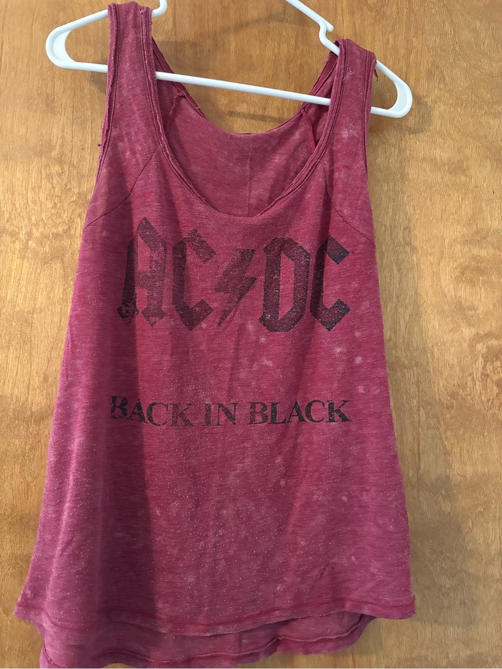 Target Women's Berry Red AC/DC Graphic Tank
